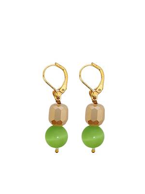gold plated multicolor beads necklace set 4