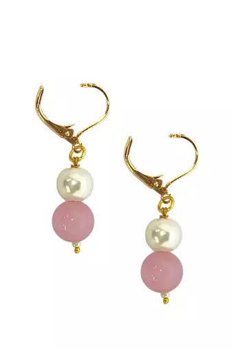 gold plated dainty beads necklace set