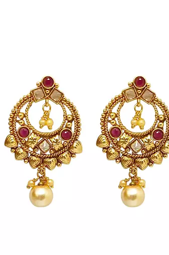 Gold-plated haasli necklace set