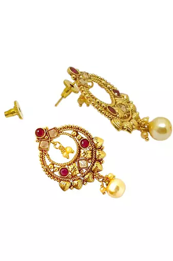 Gold-plated haasli necklace set