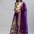 PURPLE ZARI DORI & SEQUINS EMBROIDERED VELVET SEMI STITCHED LEHENGA CHOLI