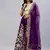PURPLE ZARI DORI & SEQUINS EMBROIDERED VELVET SEMI STITCHED LEHENGA CHOLI