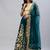 TURQUOISE ZARI DORI & SEQUINS EMBROIDERED VELVET SEMI STITCHED LEHENGA CHOLI