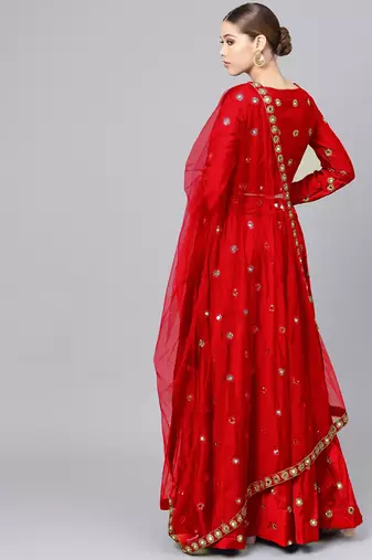 Red Karwachouth Lehenga for Women