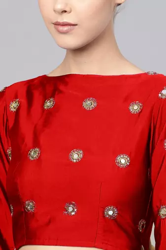 Red Karwachouth Lehenga for Women