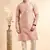 peach jaqurd art silk without lining fabric straight kurta churidar for men