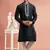 black banarasi art silk fabric without lining only kurta for men