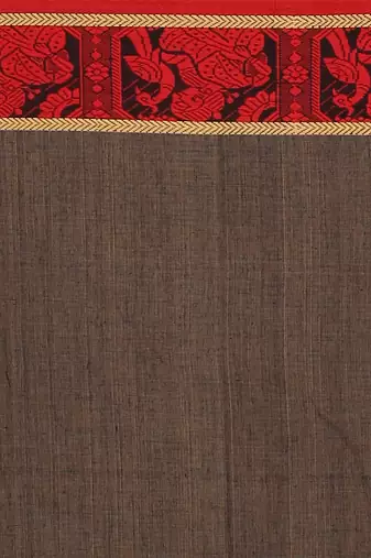 Women's black pure cotton authentic baluchuri saree