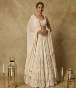 Butter Yellow Heavy Embroidered Lehenga Set