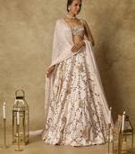 Baby Pink Sequin Embroidered Lehenga Set