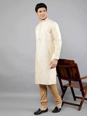 Woven Design Kurta Set 1