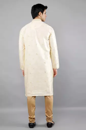 Woven Design Kurta Set