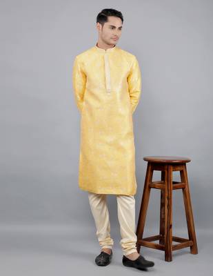 Woven Design Kurta Set 1