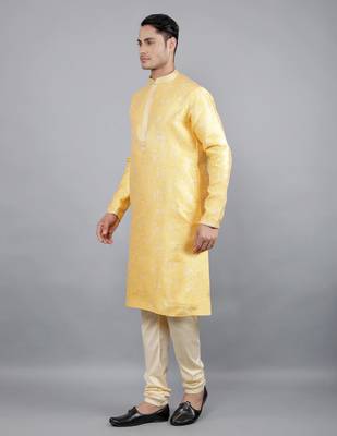 Woven Design Kurta Set 3
