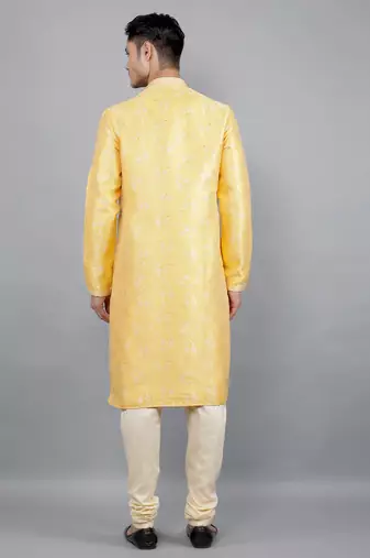 Woven Design Kurta Set