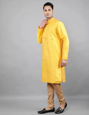 Woven Design Kurta Set 3