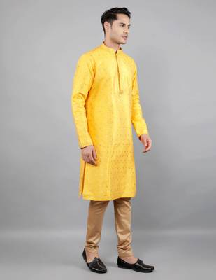 Woven Design Kurta Set 4