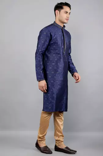 Woven Design Kurta Set