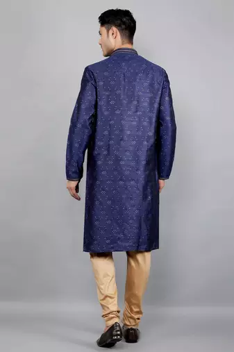 Woven Design Kurta Set