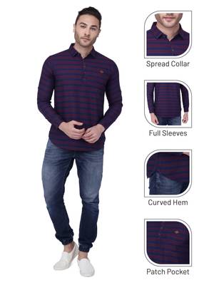 men's tailored fit short denim kurta | kurta shirt for men 5