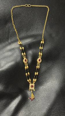 Designer Gold Plated Two Line Ad Diamond Ms 1