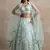 Sea Green Engagement Lehenga Choli with Sequin Embroidery