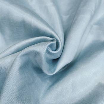 Women's sea green unstitched heavy thread sequence embroidery organja dress material  3