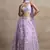lilac lehenga set choli with dupatta for women