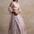 pink sequins embroidered soft net lehenga set choli with dupatta with dupatta
