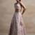 pink sequins embroidered soft net lehenga set choli with dupatta with dupatta