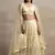 yellow net sequin embroidered lehenga