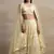 yellow net sequin embroidered lehenga