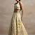 yellow net sequin embroidered lehenga