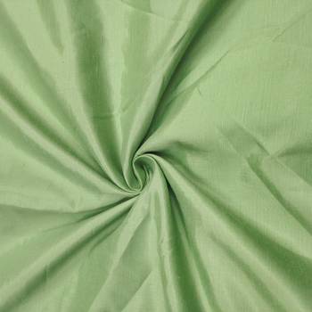 Women's light green sequence embroidery roman cotton silk dress material 3