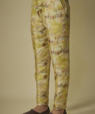 Yellow kurta with pant 4