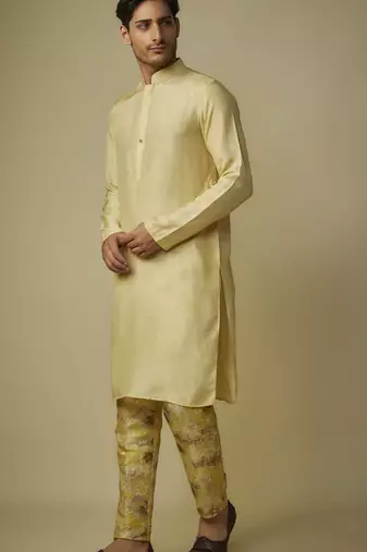 Yellow kurta with pant