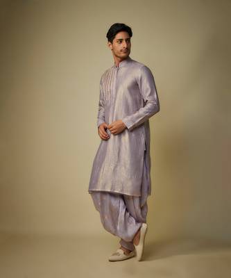 Lilac embroiderd kurta set 1