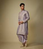 Lilac embroiderd kurta set