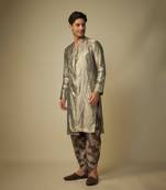 Black gold angrakha set