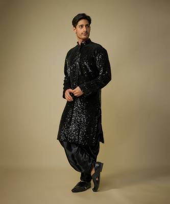 Black sequence kurta set 5