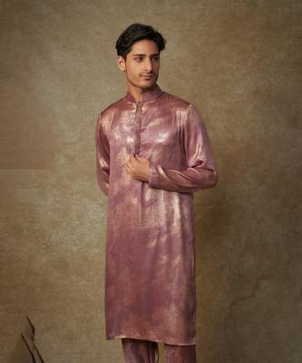 Maroon kurta with pant 2