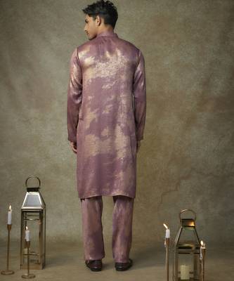 Maroon kurta with pant 3