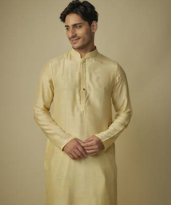 Yellow kurta with dhoti 2