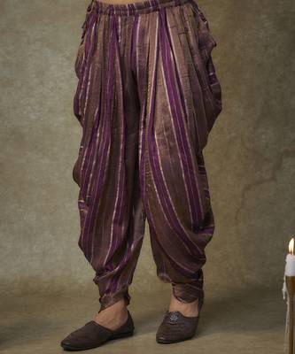 Wine kurta with dhoti and dupatta 4