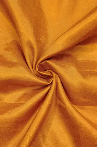 Women's orange heavy handwork golden curse dress material