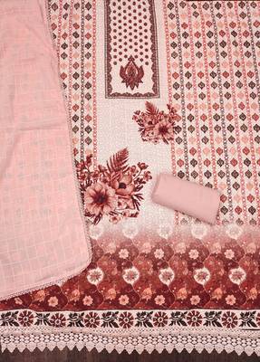 Women's multi heavy multi thread embroidery pc cotton dress material 2