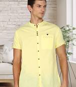 men's mandarin collar linen cotton party casual shirt | indowestern shirt for men