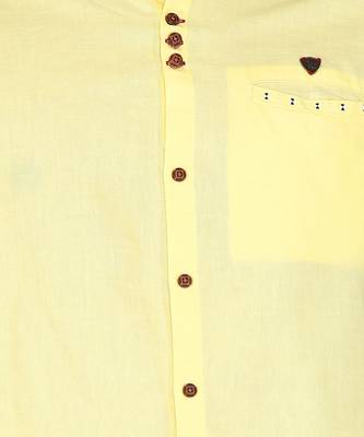 men's mandarin collar linen cotton party casual shirt | indowestern shirt for men 4