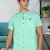 men's mandarin collar linen cotton party casual shirt | indowestern shirt for men