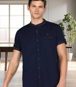 men's linen cotton mandarin collar party casual shirt | indowestern shirt for men